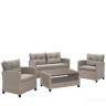 Плетеный комплект мебели с диваном AFM-804B Beige 
