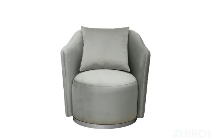 Кресло Verona/VD вращающееся, велюр мятный Colt025-MINT/хром 70*77*80см 