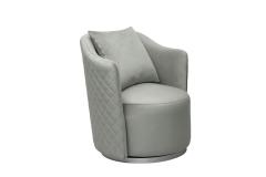 Кресло Verona/VD вращающееся, велюр мятный Colt025-MINT/хром 70*77*80см