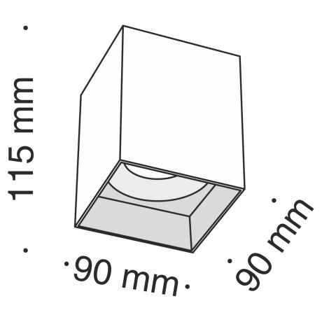 Потолочный светильник Technical C015CL-01B 
