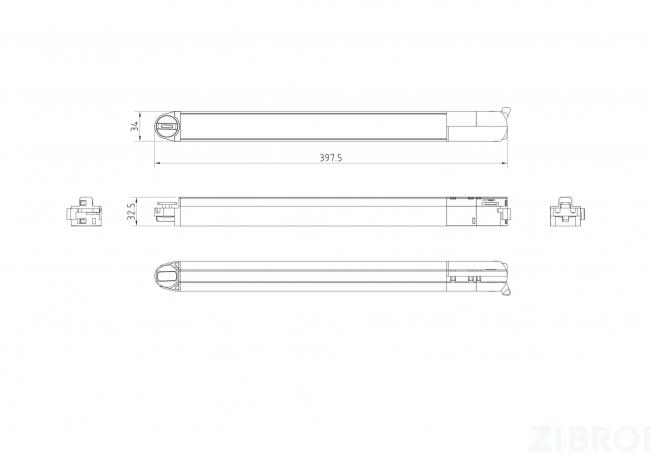 Трековый светильник Technical TR000-1-10W3K-B 