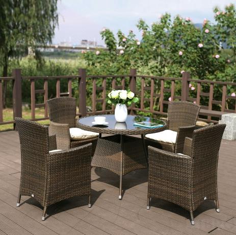 Комплект мебели из иск. ротанга AFM-410RD90 4Pcs 