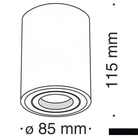 Потолочный светильник Technical C016CL-01W 