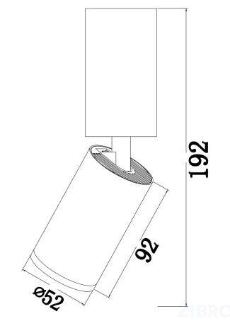 Потолочный светильник Technical C051CL-01B 