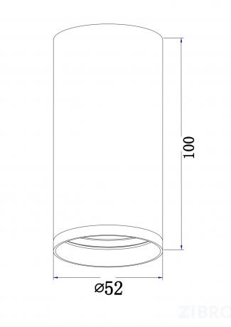 Потолочный светильник Technical C052CL-01W 