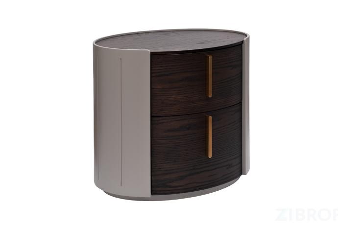 77IP-30200 Тумбочка 2 ящика темный шпон 59*43*55см 