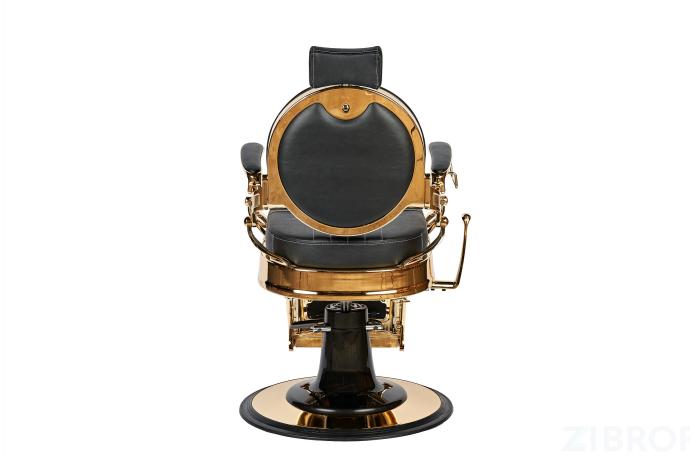 Барбер кресло CAESAR Gold Black 