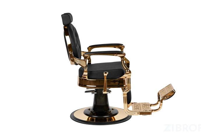 Барбер кресло BUZZ Gold Black