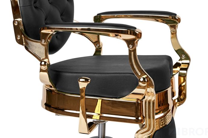Барбер кресло BUZZ Gold Black