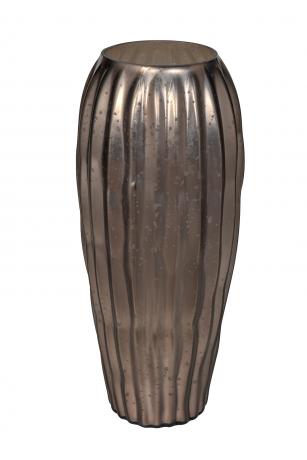 71PN-51758 Ваза стекл. чёрный оникс d15,5*h47см
