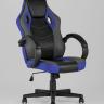 Игровое кресло компьютерное TopChairs Sprinter синее геймерское 