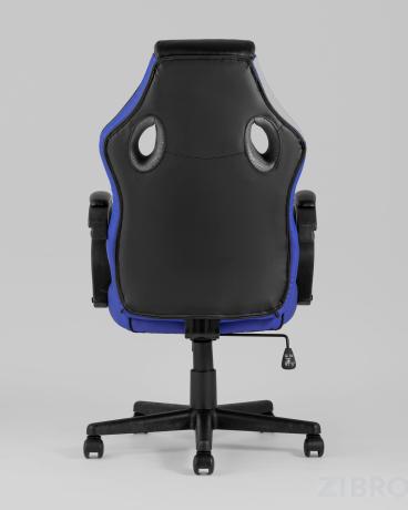 Игровое кресло компьютерное TopChairs Sprinter синее геймерское 