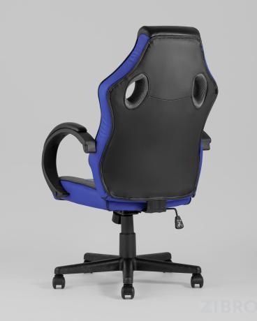 Игровое кресло компьютерное TopChairs Sprinter синее геймерское 