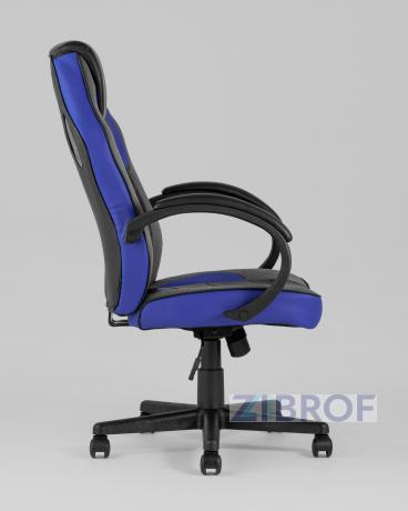 Игровое кресло компьютерное TopChairs Sprinter синее геймерское 