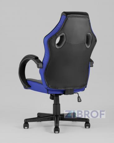 Игровое кресло компьютерное TopChairs Sprinter синее геймерское 