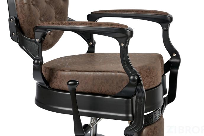 Барбер кресло BUZZ Black Brown