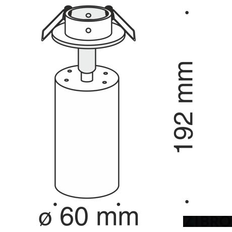 Потолочный светильник Technical C018CL-01MG