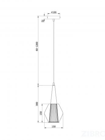 Подвесной светильник Freya FR8008PL-01GB 