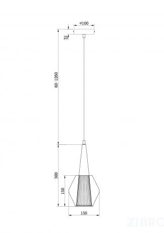 Подвесной светильник Freya FR8007PL-01GB 