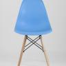 Стул Eames DSW голубой, литой полипропилен, стальной каркас, массив бука, 4 шт. 