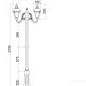 Ландшафтный светильник Outdoor O028FL-03BZ 