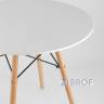 Eames D80, 2 стула Eames DSW белые 