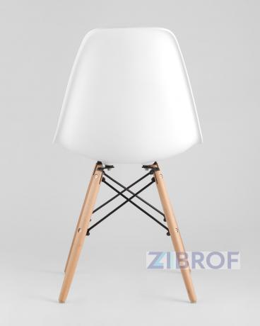 стол Eames D70, 3 стула Eames DSW белые 