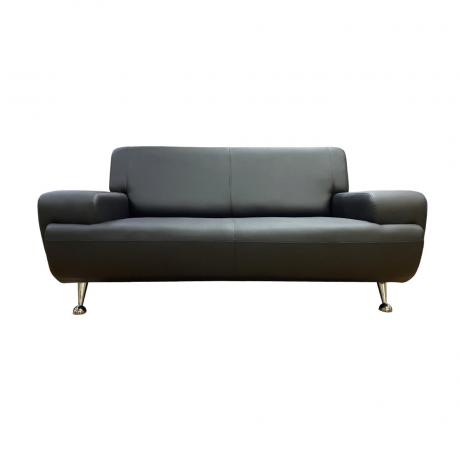 Диван офисный Клерк 5 двойной Размер: 173 х 87 см, черный Ecotex 3001 (nz0104) 