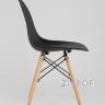 Eames стол черный D80, 2 черных стула 