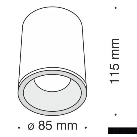 Потолочный светильник Technical C029CL-01W 