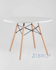 Eames D100, 2 стула Eames DSW белый