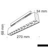Трековый светильник Technical TR014-2-20W4K-B 