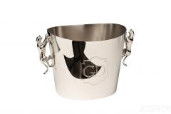 95IM-4406 Ведро для шампанского Garda Decor нерж. сталь h21см