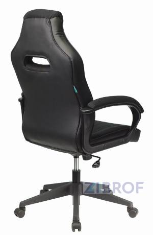 компьютерное игровое Бюрократ VIKING 3 AERO BLACK EDITION черный обивка экокожа/ткань крестовина 