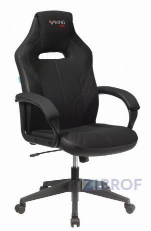 компьютерное игровое Бюрократ VIKING 3 AERO BLACK EDITION черный обивка экокожа/ткань крестовина 