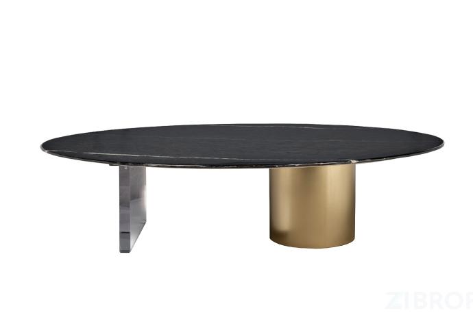 160KD-60160 Стол журнальный, мрамор Galaxy sky 140*80*35см 