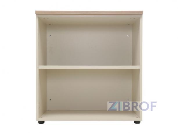  Шкаф офисный NW 0880S открытый вяз натуральный/ бежевый 