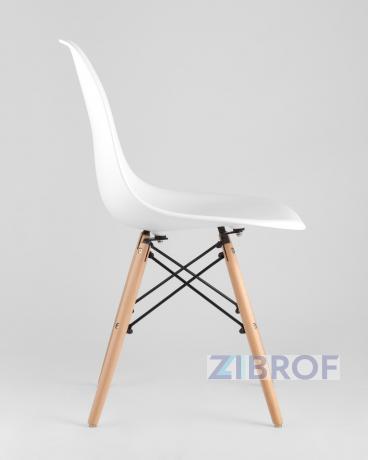 стол Eames 120*80 см, 4 белых стула