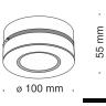 Потолочный светильник Technical C022CL-L12B4K