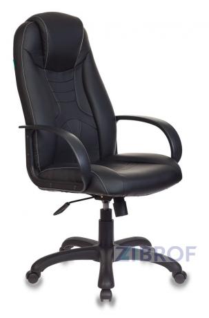 Кресло игровое Бюрократ VIKING-8N/BLACK черный искусственная кожа геймерское 