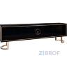 Тумба под телевизор D'Oro Garda Decor черная с золотом 