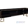 Тумба под телевизор D'Oro Garda Decor черная с золотом 