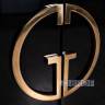 Тумба под телевизор D'Oro Garda Decor черная с золотом 
