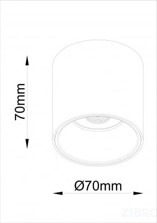 Потолочный светильник Technical C064CL-L12B3K 