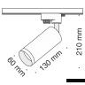 Трековый светильник Technical TR004-1-GU10-MG 