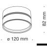 Потолочный светильник Technical C024CL-L18W4K