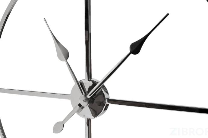 79MAL-5761-76NI Часы настенные цвет хром d76см 