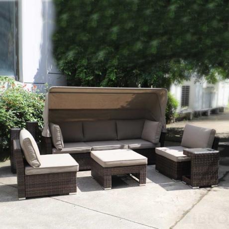 Комплект мебели из иск. ротанга AFM-320B Brown 