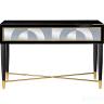 KFG122 Консоль 2 ящика зеркало двухцветное 120*42*75см 