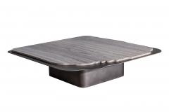58DB-24056 Стол журнальный Травертин (Travertine) 120*120*29см